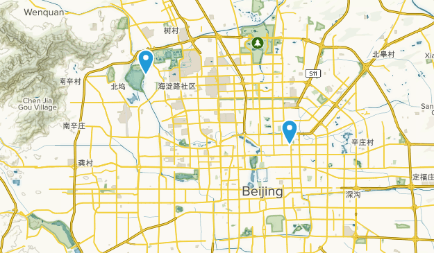 Beijing, Beijing Map