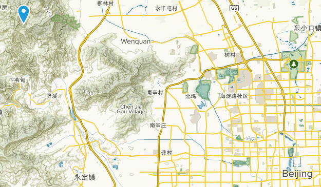 Peking, Beijing Map