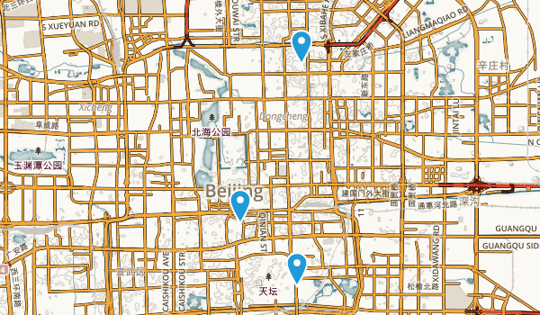 Chongwen Qu, Beijing Map