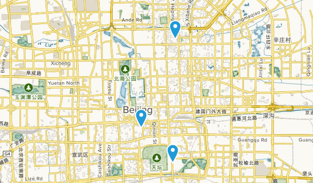 Chongwen Qu, Beijing Map