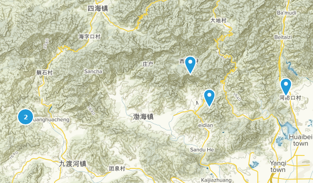 Huairou, Beijing Map