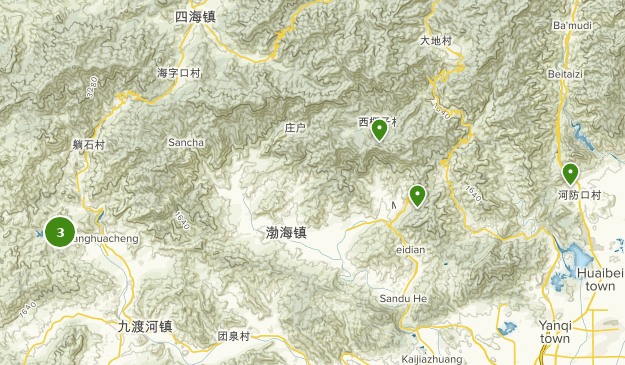 Huairou, Beijing Map