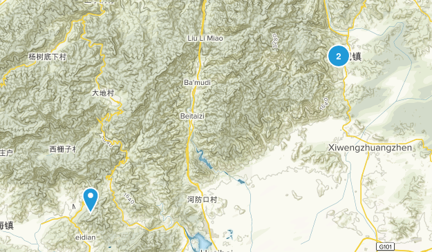Shicheng, Beijing Map