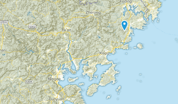 Ningde Shi, Fujian Map