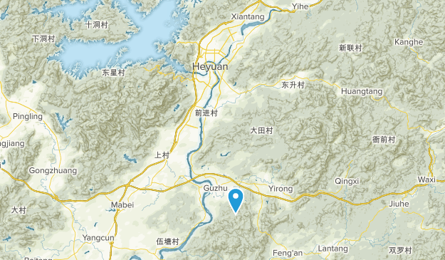 Heyuan Shi, Guangdong Map