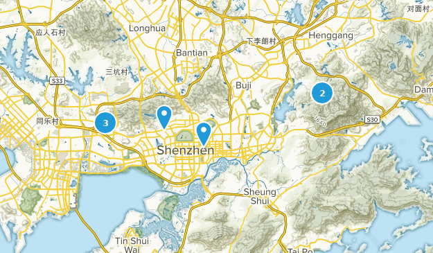 Shenzhen, Guangdong Map