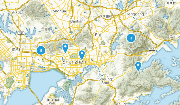 Shenzhen, Guangdong Map