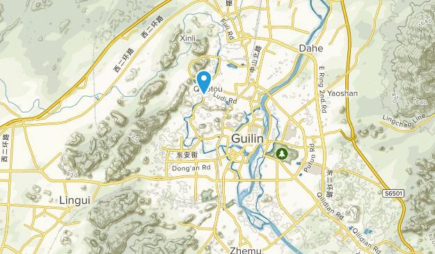 Guilin Shi, Guangxi Map