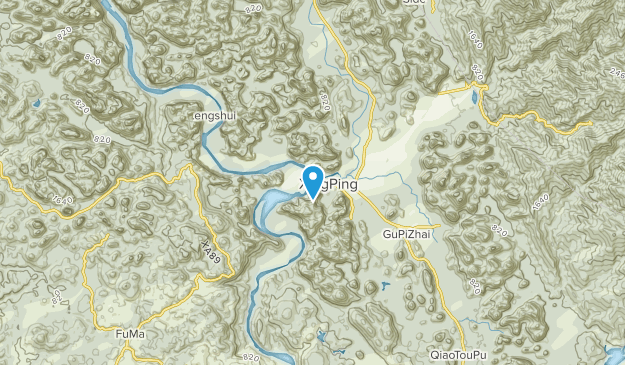 XingPing, Guangxi Map