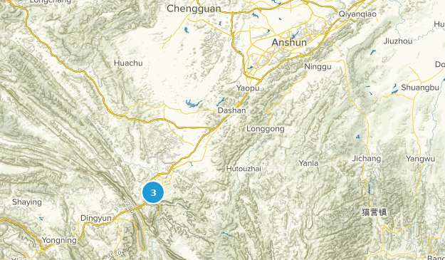 Anshun, Guizhou Map