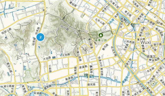 Wuxi Shi, Jiangsu Map