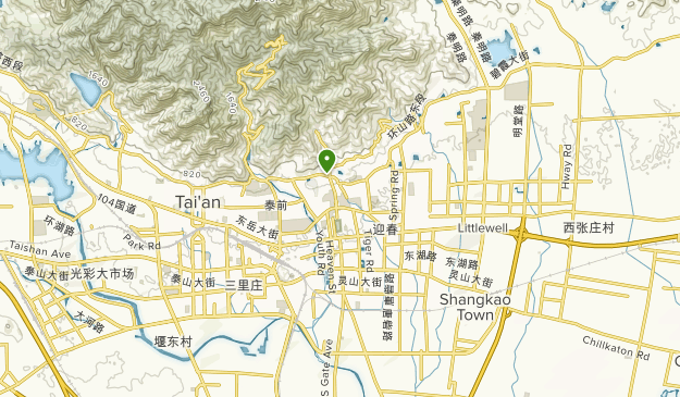 Tai'an, Shandong Map