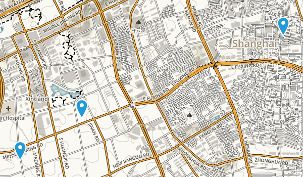 Huangpu Qu, Shanghai Map