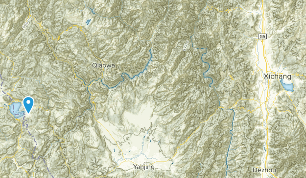 Liangshan Yizu Zizhizhou, Sichuan Map
