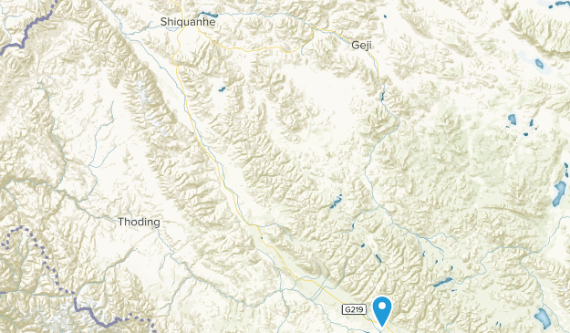 Ngari Prefecture, Tibet Map