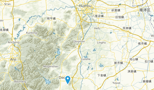 Huzhou Shi, Zhejiang Map