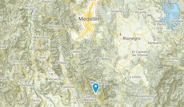Medellín, Antioquia Map