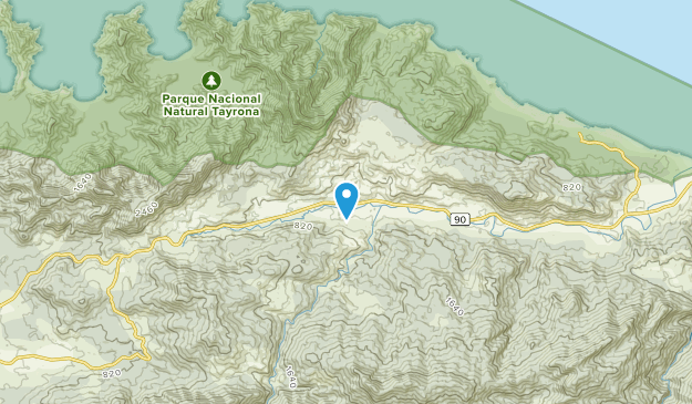 Jordán, Magdalena Map