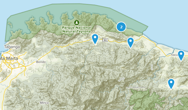 Santa Marta, Magdalena Map