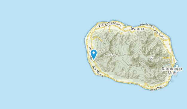 Arorangi, Rarotonga Map