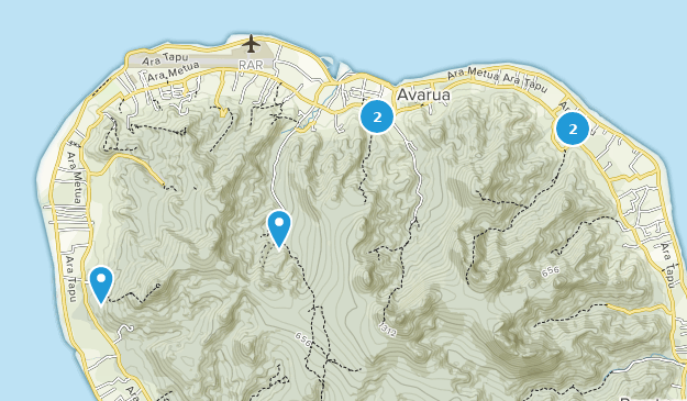 Avarua, Rarotonga Map