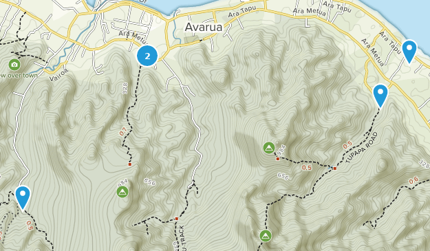 Avarua, Rarotonga Map