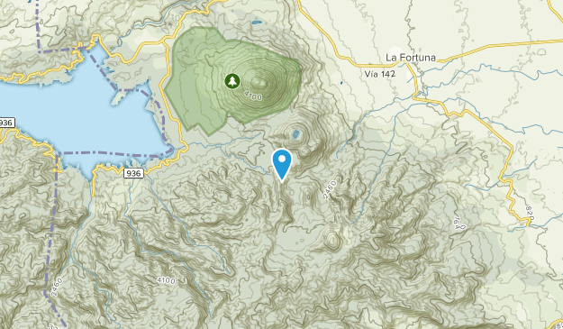 National Park Arenal, Alajuela Map