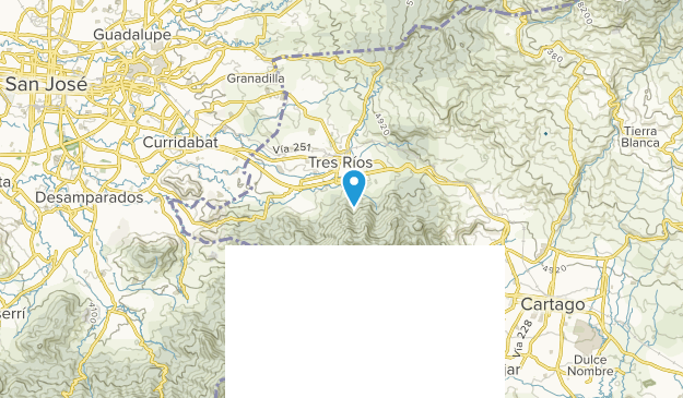 La Unión, Cartago Map