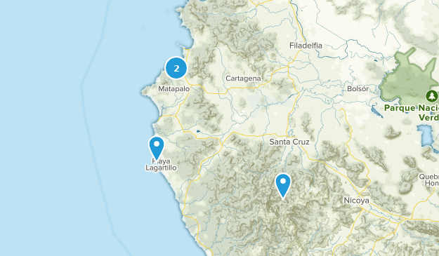 Santa Cruz, Guanacaste Map