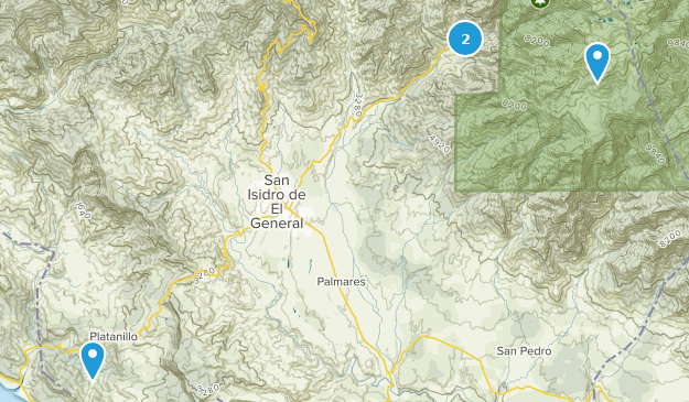 Pérez Zeledón, Puerto Limón Map