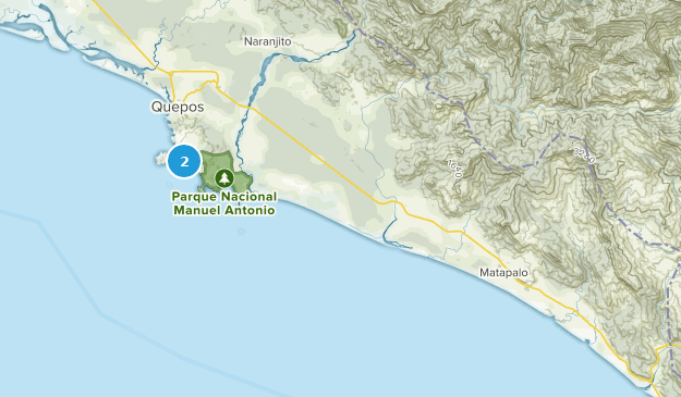Aguirre, Puntarenas Map