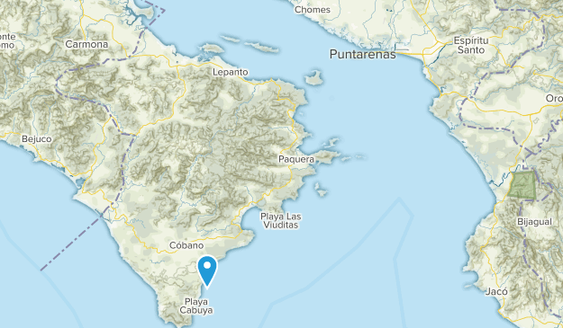 Malpais, Puntarenas Map