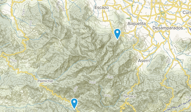 Escazú, San José Map