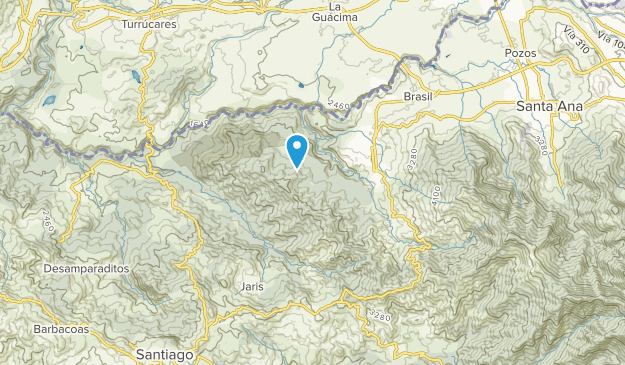 Mora, San José Map