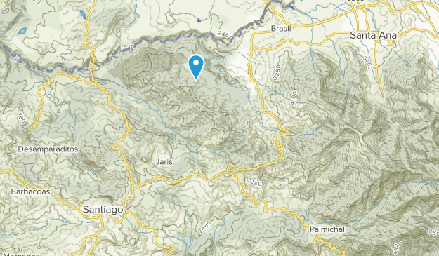 Mora, San José Map