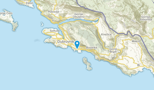 Dubrovnik, Dubrovacko-neretvanska Map