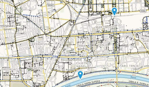 Zagreb, Grad Zagreb Map