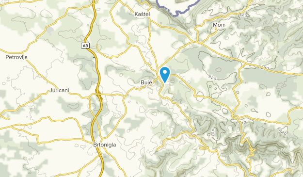 Buje, Istria Map