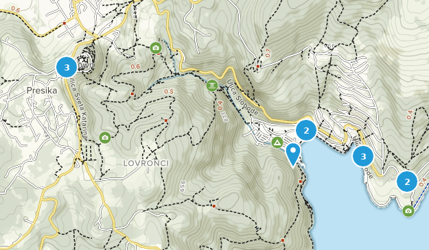 Labin, Comitat d'Istrie Map