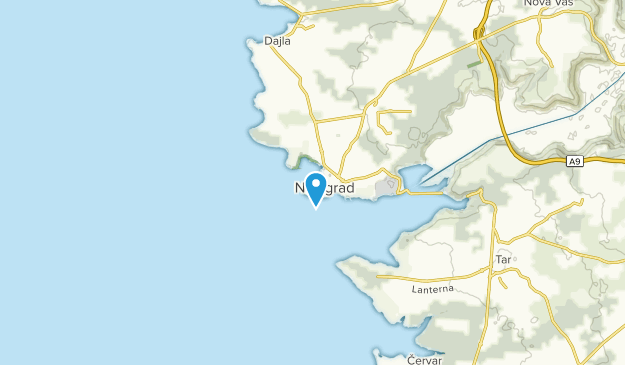 Novigrad, Comitat d'Istrie Map