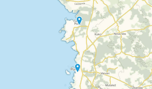 Poreč - Parenzo, Istria Map