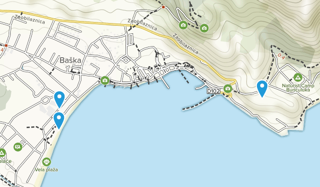 Baška, Primorje-Gorski Kotar Map