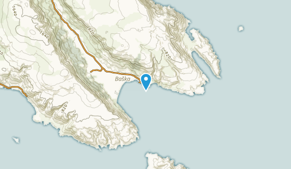 Baška, Primorsko-goranska županija Map