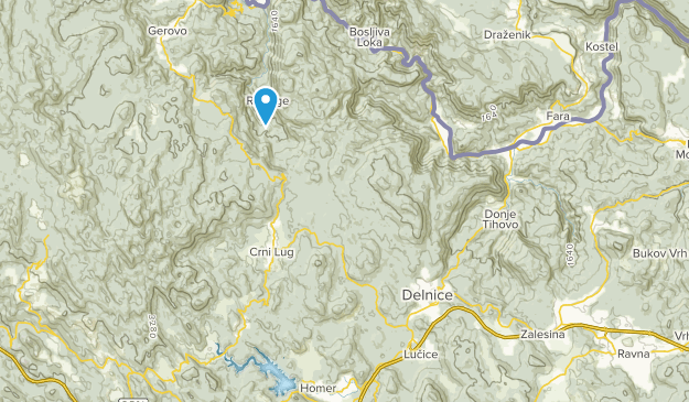Delnice, Primorsko-goranska županija Map