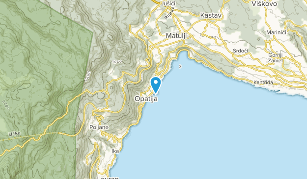Opatija, Primorsko-goranska županija Map