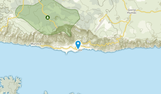 Bol, Split-Dalmacia Map