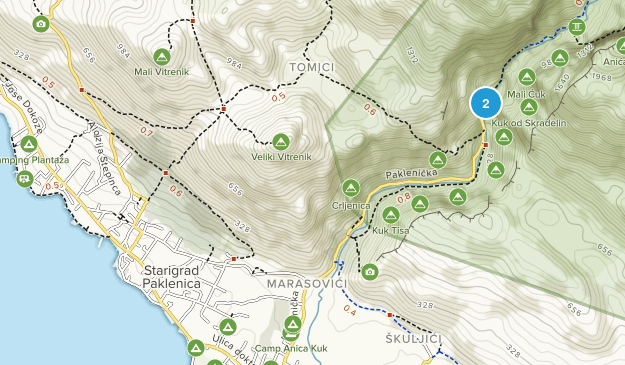 Starigrad, Zadarska županija Map