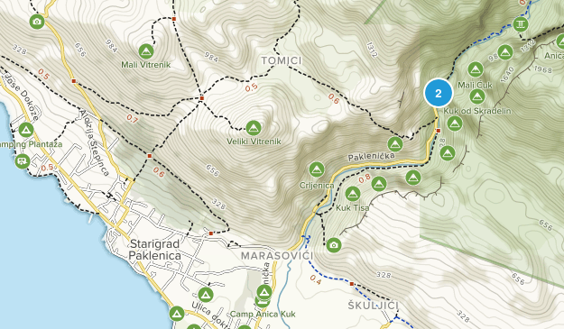 Starigrad, Zadarska županija Map