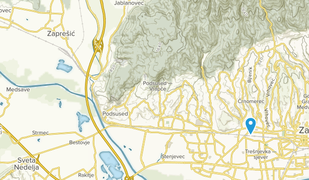 Zaprešić, Comitat de Zagreb Map