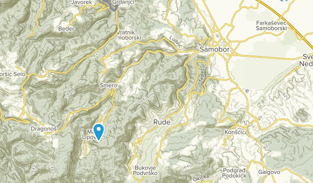 Samobor, Zagrebacka županija Map